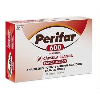 Perifar 600 X 10 Cap Analgesico Ibuprofeno - Spefar®