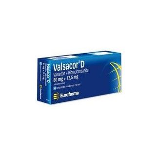 Valsacor® D 80mg + 12.5mg X 30 Comprimidos - Eurofarma