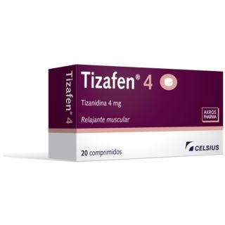 Tizafen® 4 x 20 comprimidos - Tizanidina 4 mg