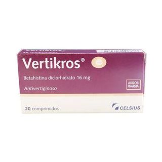 Vertikros 16 mg 20 Comprimidos