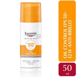 Protector Solar Eucerin FPS 50+ Oil Control Toque Seco 50 ml