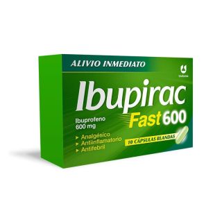 Ibupirac® Fast 600 Mg x 10 Cápsulas Blandas