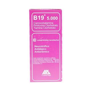Suplemento Gramon Bago B 19 5000 30 Comprimidos
