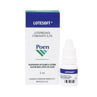 Lotesoft Suspension Oftalmica Al 0.5% Frasco X 5Ml