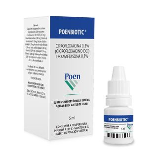 Solucion Oftalmica Poenbiotic 5 ml