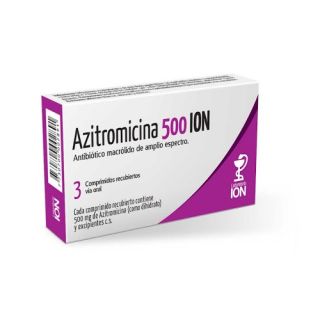 Azitromicina ION® 500 mg x 3 comprimidos