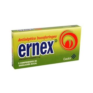 Antiséptico Bucofaríngeo Ernex 5 Unidades