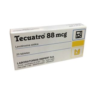 Tecuatro® 88mcg X 20 Comprimidos - Levotiroxina