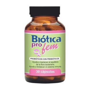 Biótica® Pro Fem X 30 Cápsulas | Probióticos + Prebióticos