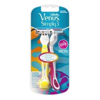 Máquina para afeitar Gillette Venus Simply3 descartable 2 u