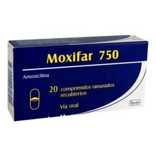 MOXIFAR 750 MG 20 COMP