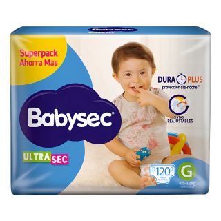 BABYSEC ULTRA HIPER G 30 PAÑALES