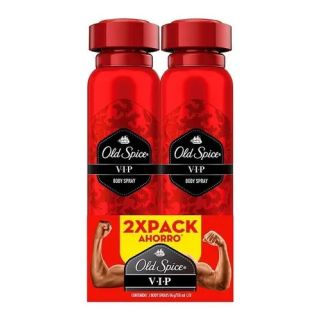 Desodorante Aerosol Vip Old Spice 150 Ml Pack X2.