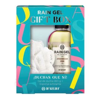 RAIN GEL EST/OBS/AMANECER ZEN + ESPONJA EXFOL