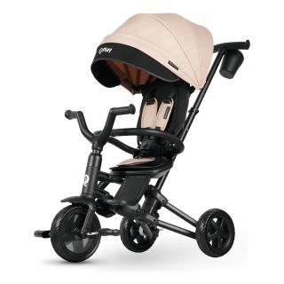 Triciclo Nova 360 Plegable Reclinable Qplay Bebesit Beige