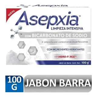 Jabón en Barra Asepxia con Bicarbonato para Piel Grasa,