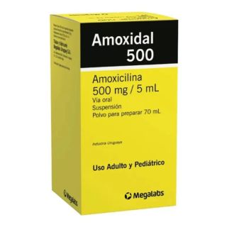 AMOXIDAL 500 MG SUSP 70 ML