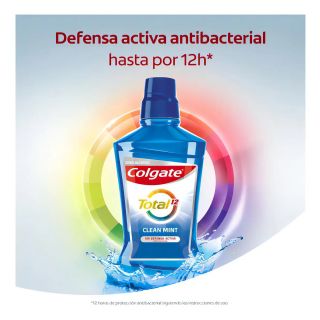 Enjuague Bucal Colgate Total 12 Crean Mint 1 LT
