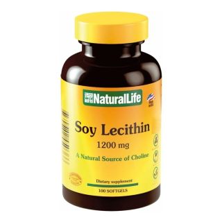 Suplemento de Lecitina de Soja Natural Life 1200mg, para