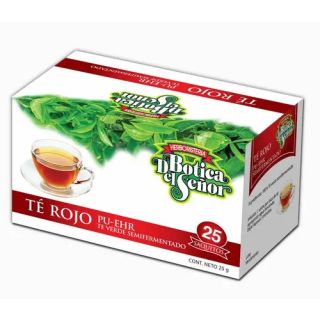 TE ROJO BOTICA DEL SEÑOR 25 SAQUITOS