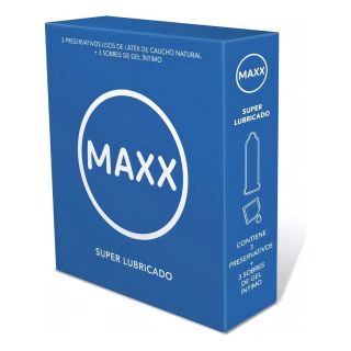 Preservativo Maxx Super Lubricado X 3 Un