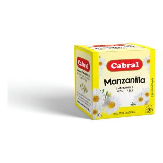 MANZANILLA MENTA CABRAL 10 SAQUITOS