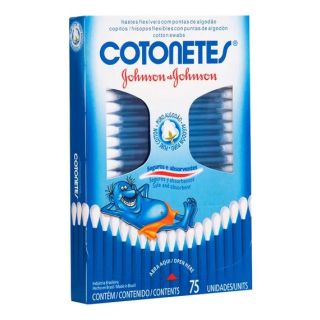 Johnson Cotonetes Hisopos Flexibles Descartables 1 Caja 75u