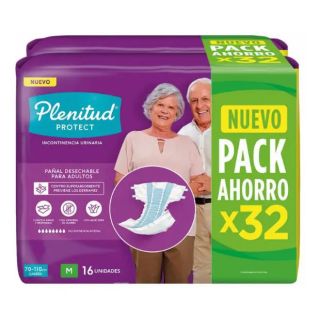 PLENITUD PROT M 32 PAÑALES