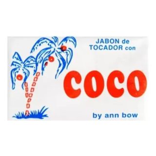 Jabón Barra Ann Bow Coco 140g Fragancia Suave Unidad
