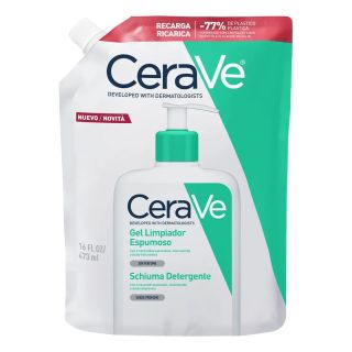 Cerave Gel Limpiador Espumoso Piel Normal A Grasa 473