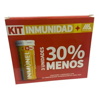 Inmunel® Kit X 30 Efervescentes | Vitamina C + D + Zinc