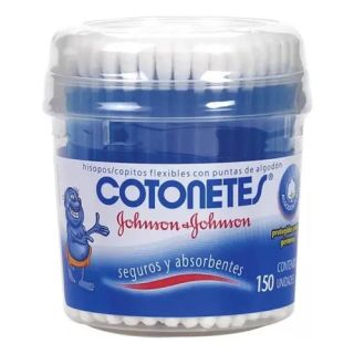 Bastoncillos flexibles Johnson & Johnson para algodón, 150