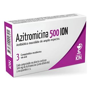 AZITROMICINA 500 ION 3 COMP