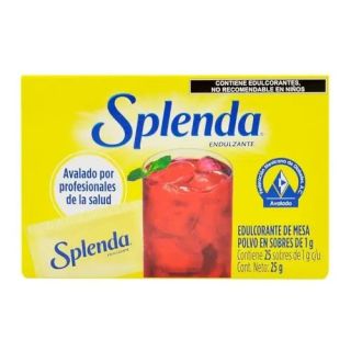 Edulcorante De Mesa Polvo En 25 Sobres De 1g Endulzante