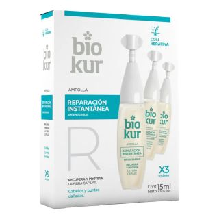 Ampolla Bio Kur Reparacion Instantanea 3u X 15 Ml