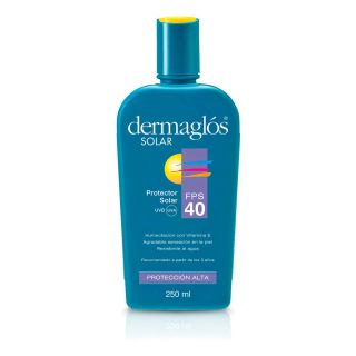 DERMAGLOS SOLAR FPS 40 R/AGUA 250 ML