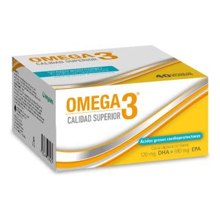 OMEGA 3 1000 MG 40 CAP