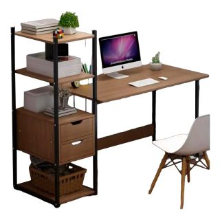 Escritorio Moderno - Estilo Industrial - En Acero Madera