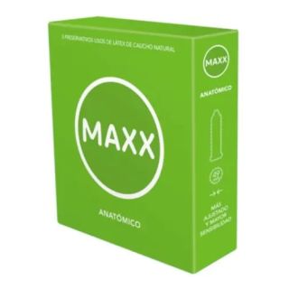Preservativo Maxx Anatomico X 3 Unidades