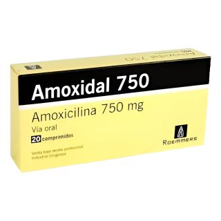 AMOXIDAL 750 MG 20 COMP