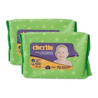 CHERITO TOALLAS HUM LANOL 70 U PL 2 UNI