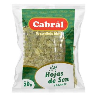 HOJAS DE SEN CABRAL 20 GR