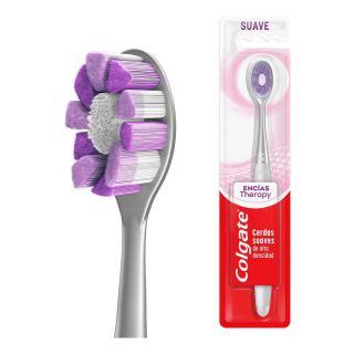 Cepillo Dental Colgate Encías Therapy Charcoal Cerdas