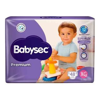 BABYSEC PREMIUM XG 48 PAÑALES