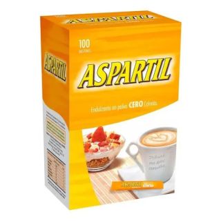 Aspartil® Endulzante En Polvo X 100 Sticks | Cero Calorías
