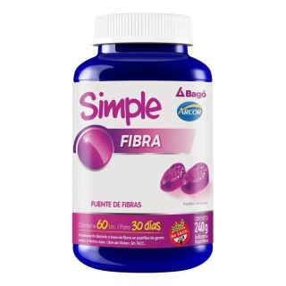 SIMPLE FIBRA FRASCO 60 UNID