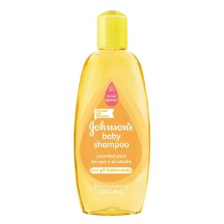 Shampoo Johnson's Baby Ph Balanceado en botella de 200mL