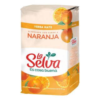 YERBA LA SELVA CON NARANJA 1 KG