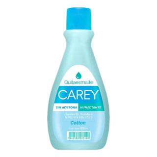 Quitaesmalte Carey Cotton Humectante Sin Acetona 65ml