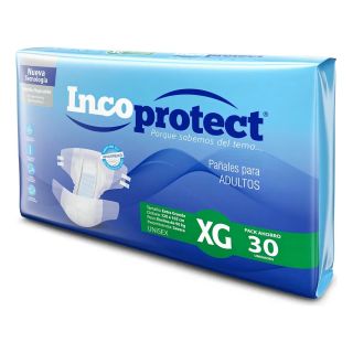 INCOPROTECT PAÑALES UNISEX T XG 30 UNI